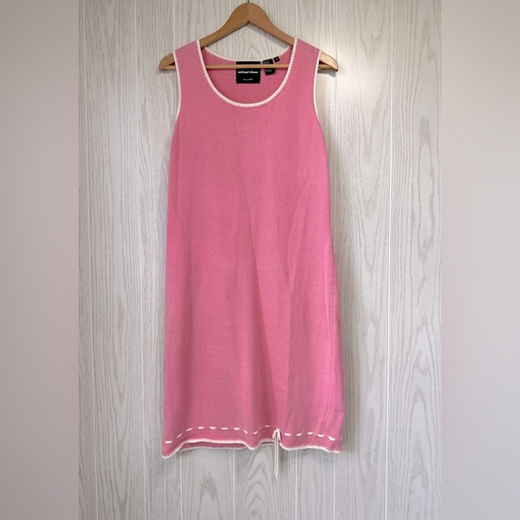 Michael Simon New York Pink Knit Dress, Medium LNC - Picture 1 of 4